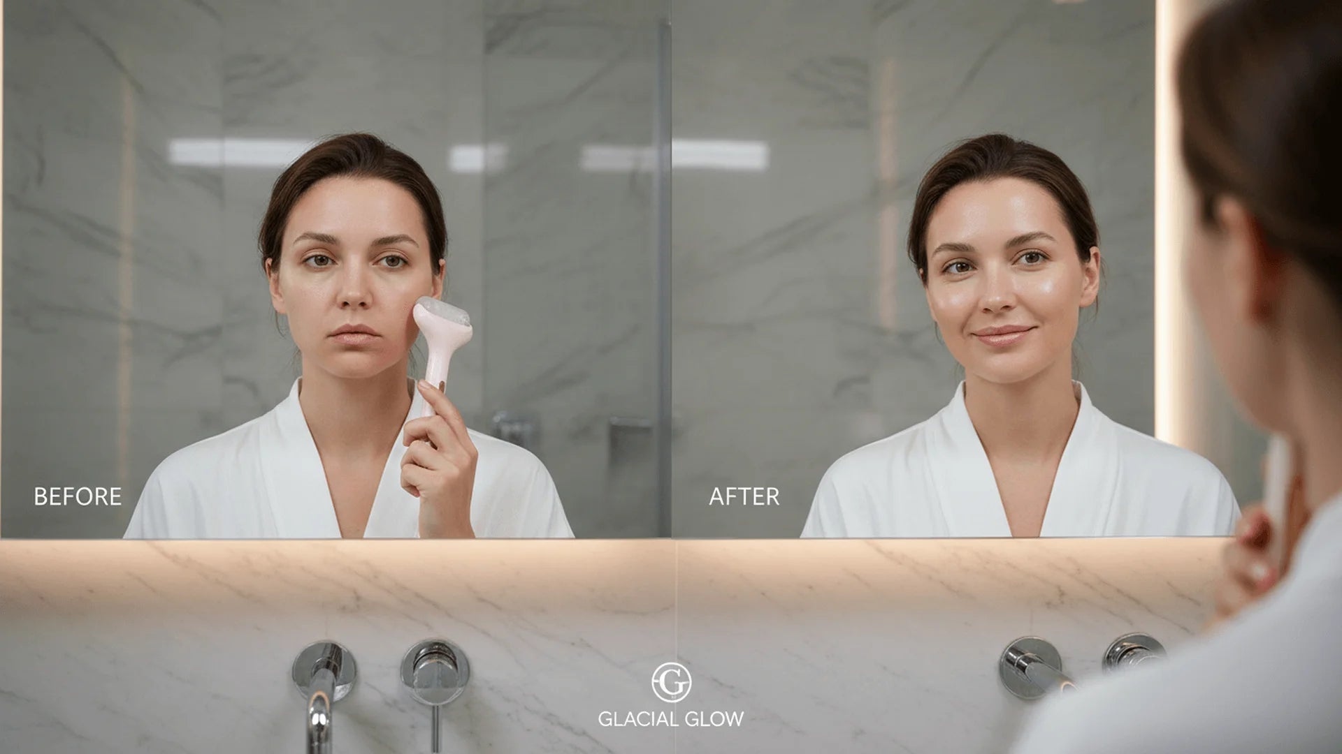 Ice Roller for Face – De-Puff, Tighten & Glow in 60 Seconds ❄️