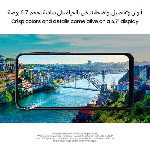 Samsung Galaxy A16 LTE, Android Smartphone, Dual SIM Mobile Phone, 4GB RAM, 128GB Storage, Gray (UAE Version)