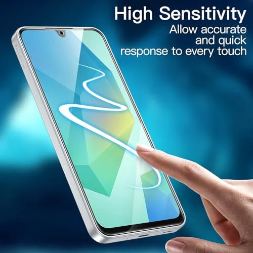 JETech Screen Protector for Samsung Galaxy A16 5G / 4G 6.7-Inch with Camera Lens Protector, Tempered Glass Film, HD Clear, 2-Pack Each