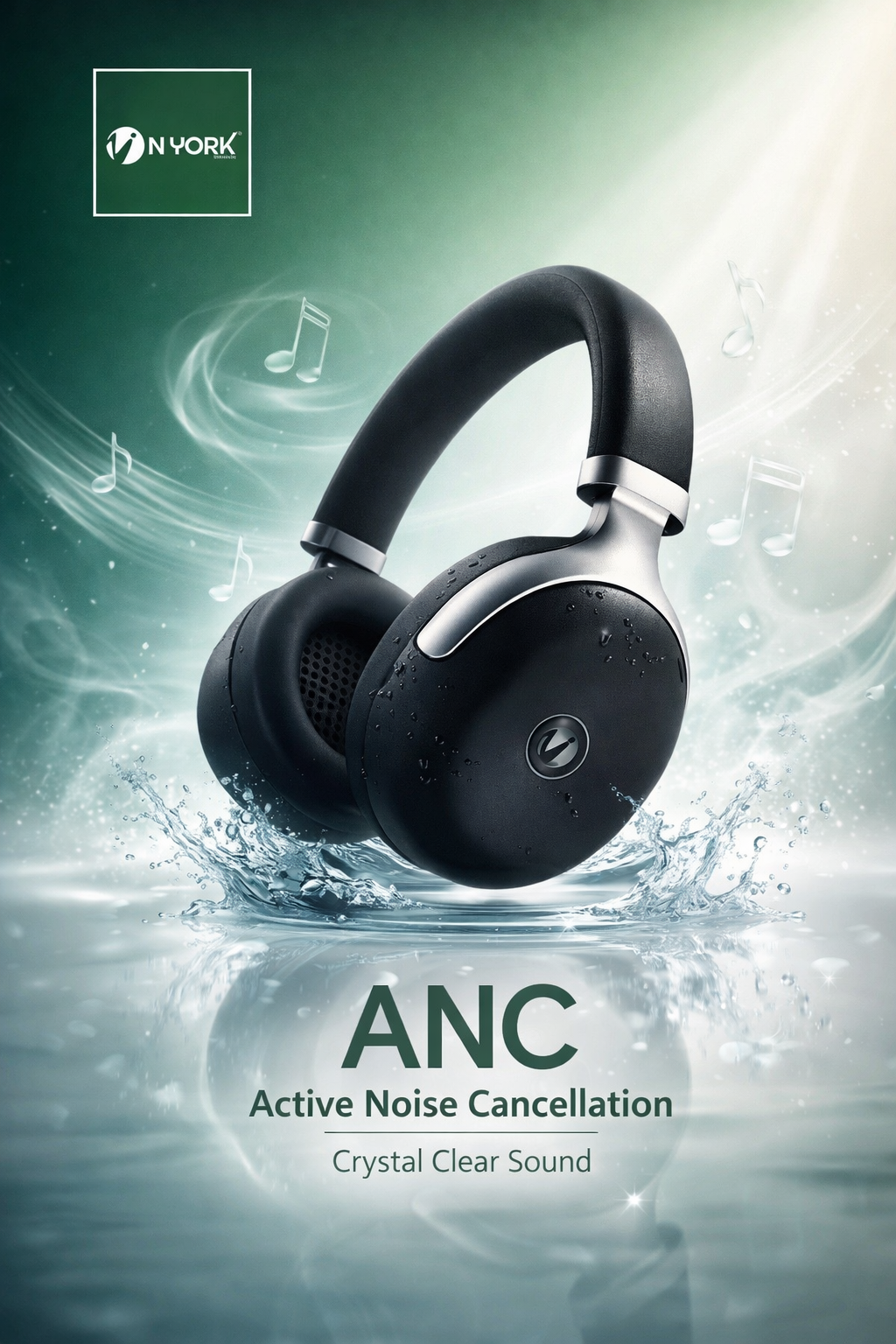 ANC Bluetooth Wireless Headphones – Noise Cancelling