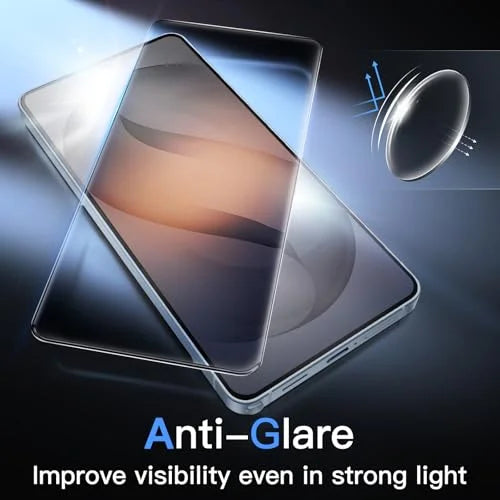 JETech Matte Screen Protector for Samsung Galaxy S26 Ultra, Anti-Glare 9H Tempered Glass Film, Anti-Fingerprint, Smooth Touch, 10-Second Easy Installation, Case-Friendly, 2-Pack