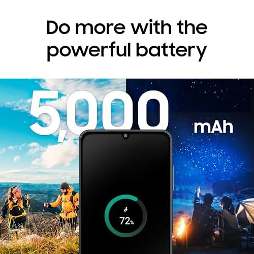 Samsung Galaxy A06 LTE (Black, 4GB RAM, 64GB Storage) | 50MP Dual Camera | 4 Gen OS Upgrades | IP54 Rating | Voice Focus | International Version