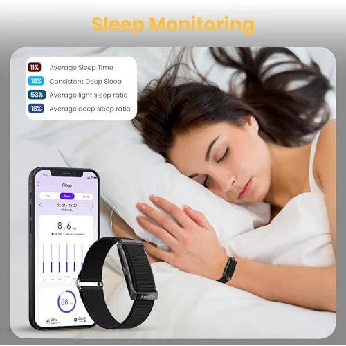 ArmFit Deep Zeero Membership fee fitness tracker band Health and Fitness Wearable – 24/7 Activity Tracker Sleep Tracking, with app support – 15+ Days Battery Life
