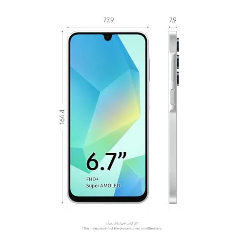 Samsung Galaxy A16 LTE, Android Smartphone, Dual SIM Mobile Phone, 4GB RAM, 128GB Storage, Gray (UAE Version)