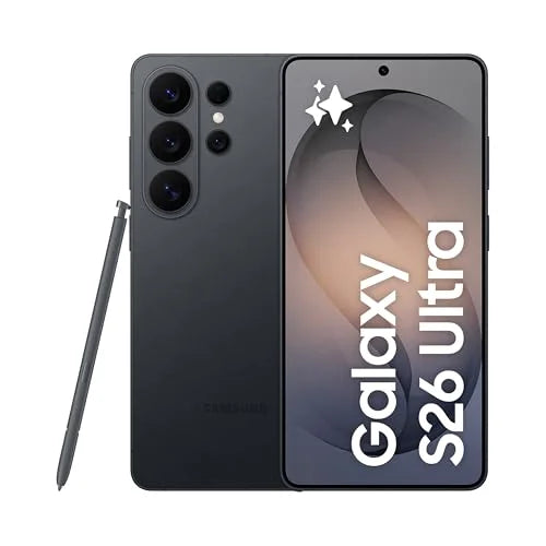 Samsung Galaxy S26 Ultra Black, 512GB Storage,AI Phone,12GB RAM,Customized AP,Privacy Display, PhotoAssist, 200MPCamera, 5000mAhBattery, 2 YearExtended Warranty (UAE Type Approved)(Amazon Exclusive)