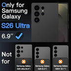 JETech Matte Screen Protector for Samsung Galaxy S26 Ultra, Anti-Glare 9H Tempered Glass Film, Anti-Fingerprint, Smooth Touch, 10-Second Easy Installation, Case-Friendly, 2-Pack