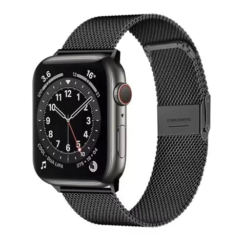 O Ozone Metal Band Compatible with Apple Watch Band 40mm 38mm 41mm 45mm 44mm 42mm 46mm, Stainless Steel Milanese Mesh Loop Magnetic Wristbands for iWatch Series 10 9 8 7 6 5 4 3 2 1 SE