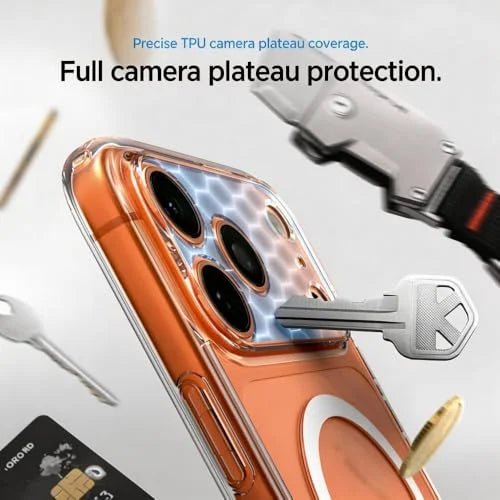 CROWNYX Hybrid PureClear cover for iPhone 17 Pro Max Compatible with Magsafe-Magnetic Charger Case Bumper,Military-Grad Drop Protuction Wear Resistant Anti Scratch Fingerprint Clear Case